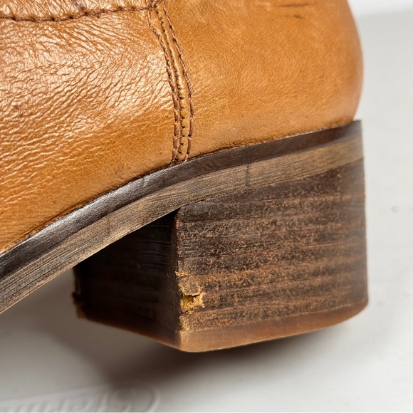 Steve Madden Foreway Knee High Riding Boots Leather Chunky Boho Western Chic 8M - Picture 6 of 13